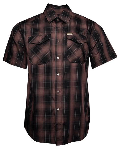 CALICO BAMBOO SHORT SLEEVE BUTTON UP - MENS